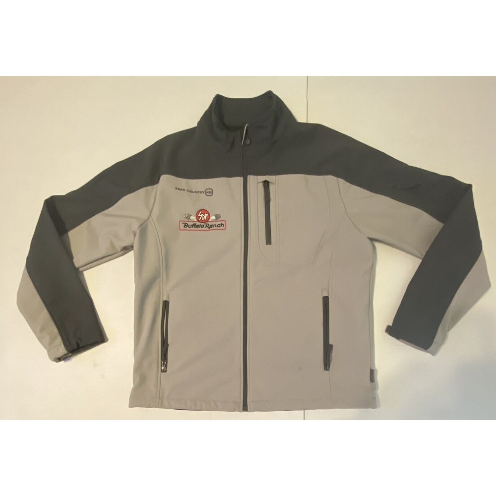 Free Country Super Soft Shell Jacket Men Sz M-Buffalo Ranch